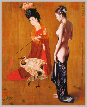 Guan ZEJU 28 中国人少女のヌード Oil Paintings
